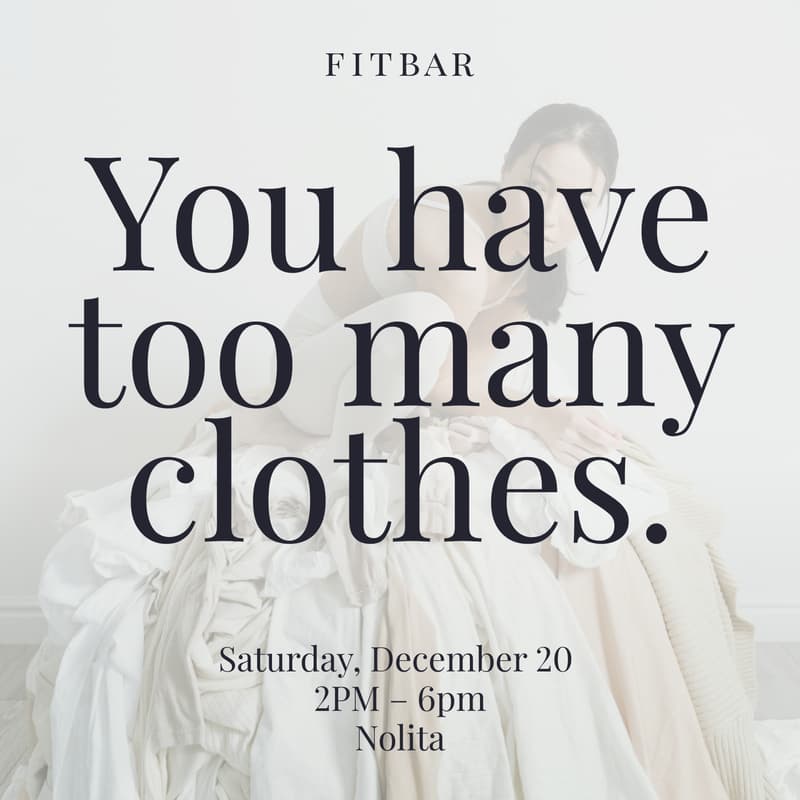 Cover Image for Fitbar's Annual Clothing Swap / Drive