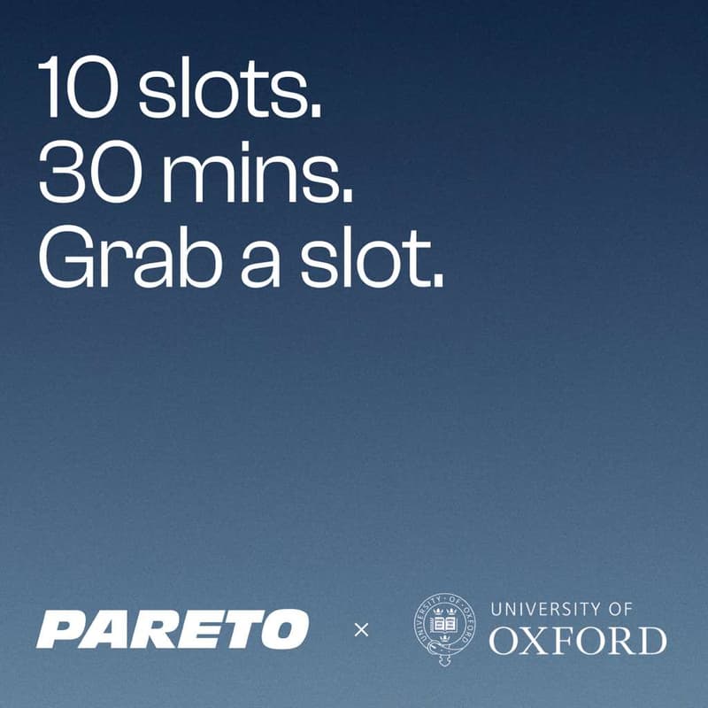 Cover Image for Coffee w/ Pareto @ Oxford
