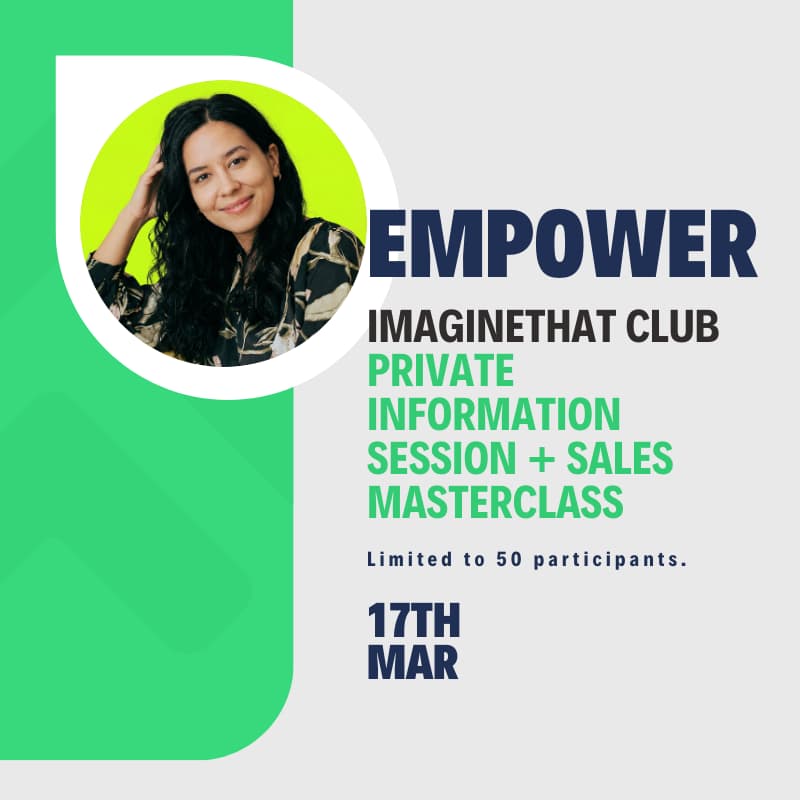 Cover Image for EMPOWER: ImagineThat Club Private Information Session & Sales Masterclass