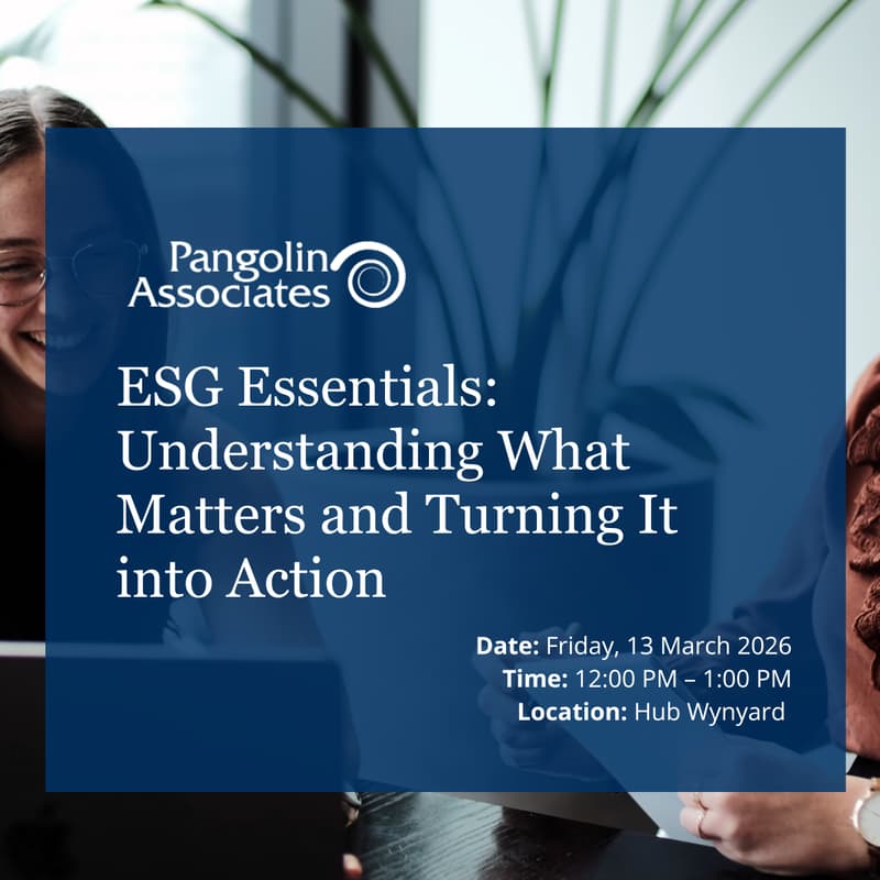 Cover Image for ESG Essentials: Understanding What Matters and Turning It into Action