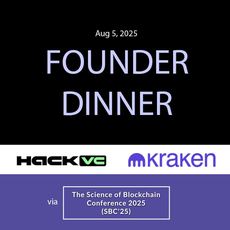 Cover Image for Hack VC x Kraken: VIP Founder Dinner @ SBC