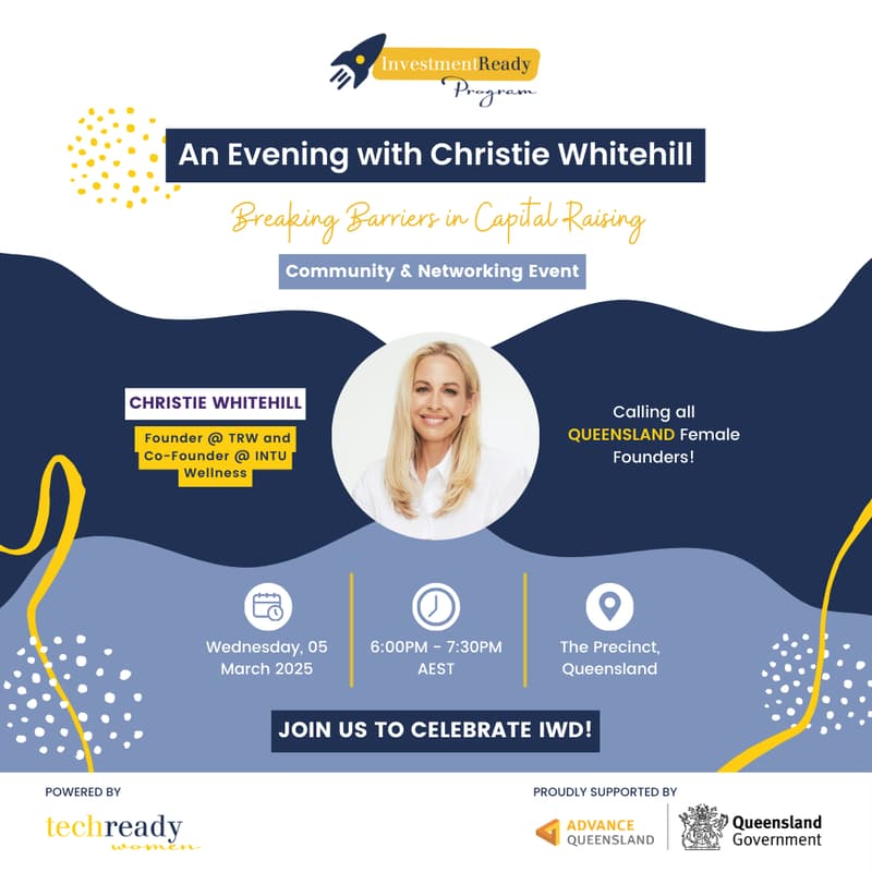 Cover Image for An Evening with Christie Whitehill: Breaking Barriers in Capital Raising