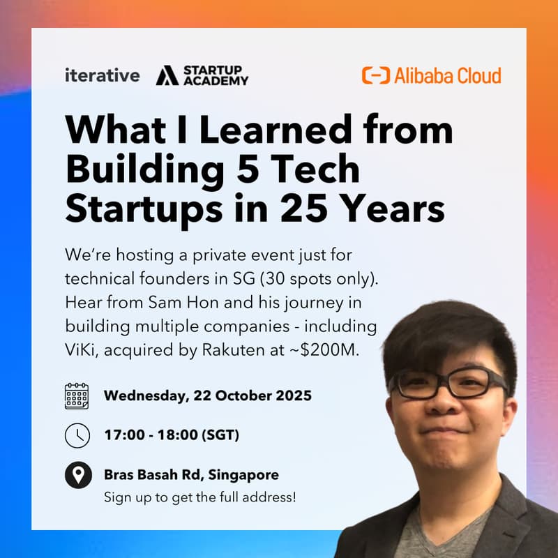 Cover Image for 🇸🇬 What I Learned from Building 5 Tech Startups in 25 Years