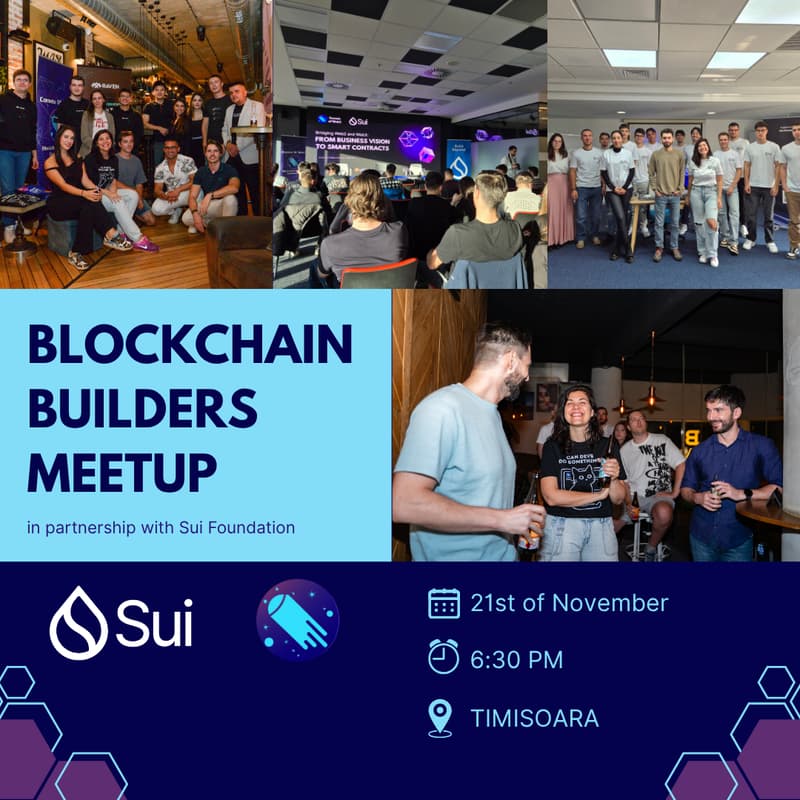 Cover Image for Blockchain Builders Meetup with Sui Foundation