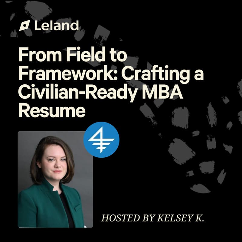 Cover Image for From Field to Framework: Crafting a Civilian-Ready MBA Resume