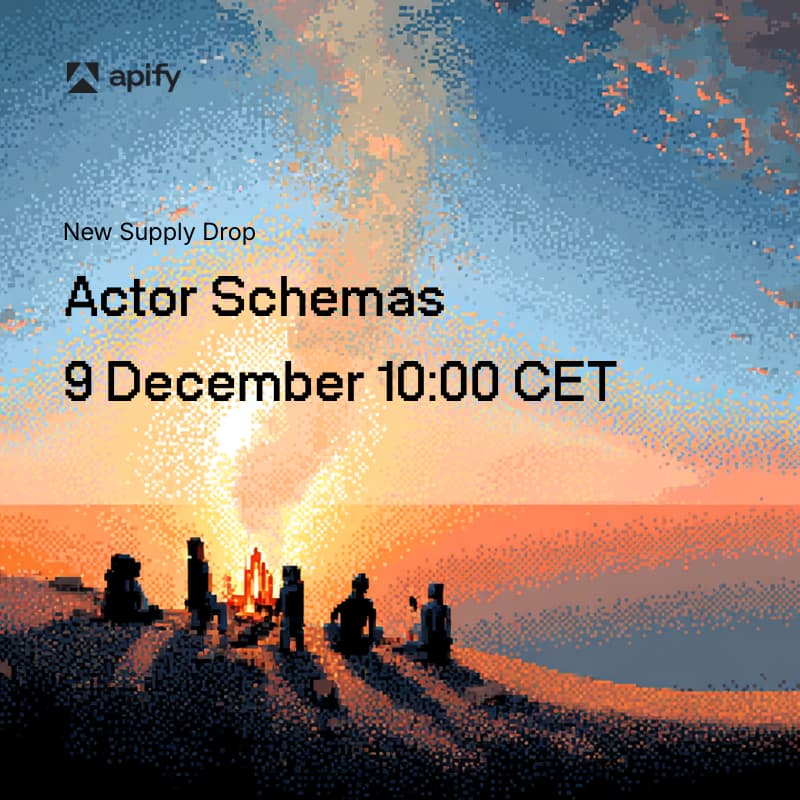 Cover Image for Apify $1M Campaign webinar: Actor schemas