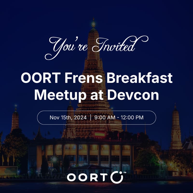 Cover Image for OORT Frens Breakfast Meetup at Devcon