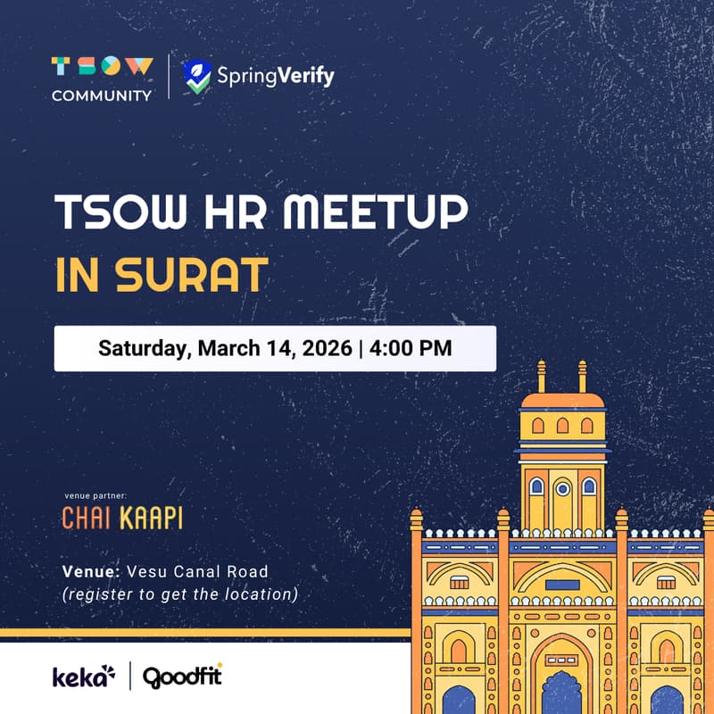 Cover Image for TSOW HR Meetup in Surat