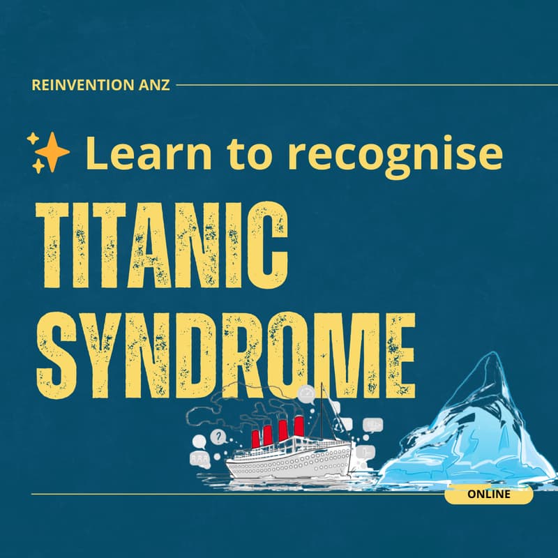 Cover Image for Learn to recognise TITANIC SYNDROME