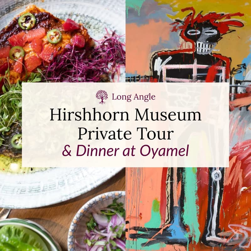 Cover Image for Curated tour of Hirshhorn Museum Banksy & Basquiat Exhibit & private dinner at Oyamel