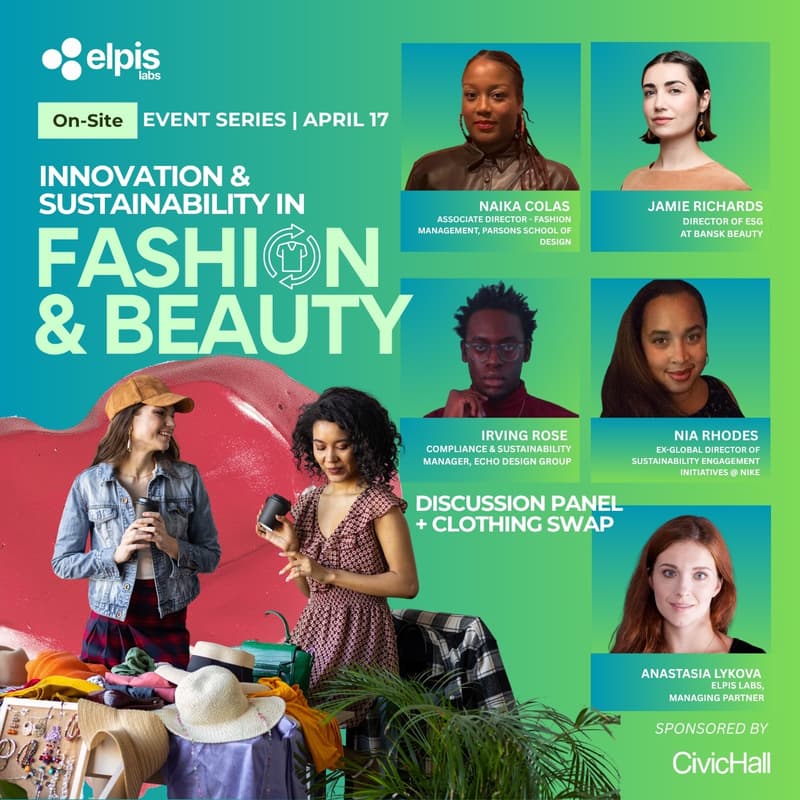 Cover Image for Innovation & Sustainability in Fashion: Panel Discussion & Clothing Swap!