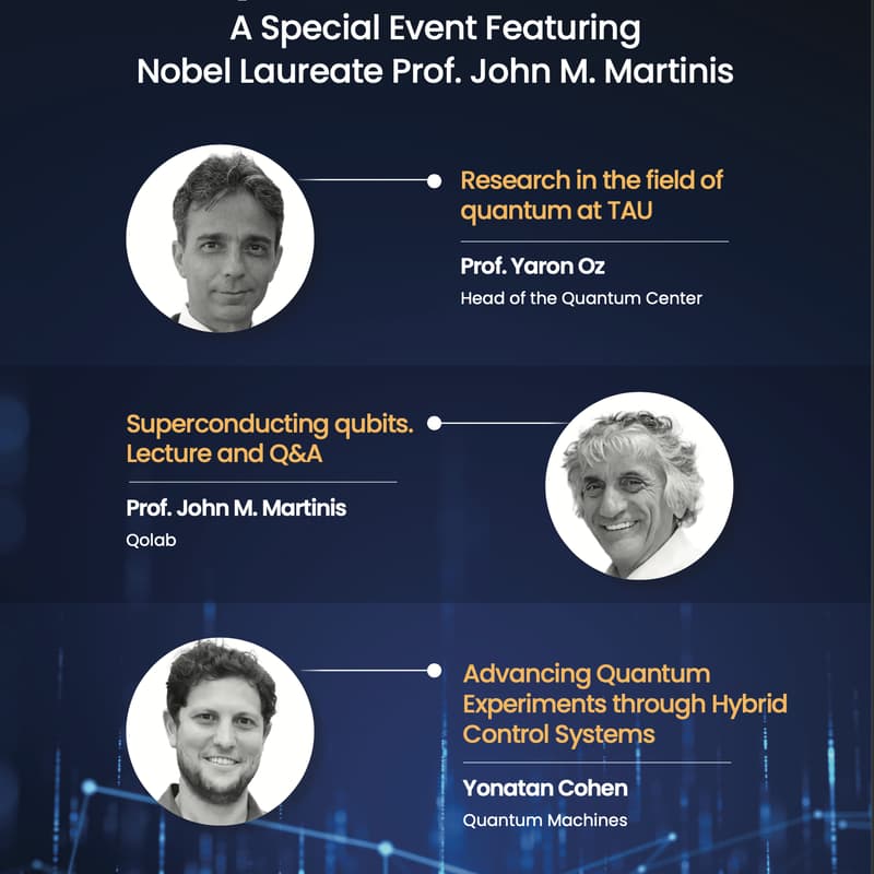 Cover Image for Quantum Frontiers: A Special Event Featuring the Nobel Laureate Prof. John M. Martinis