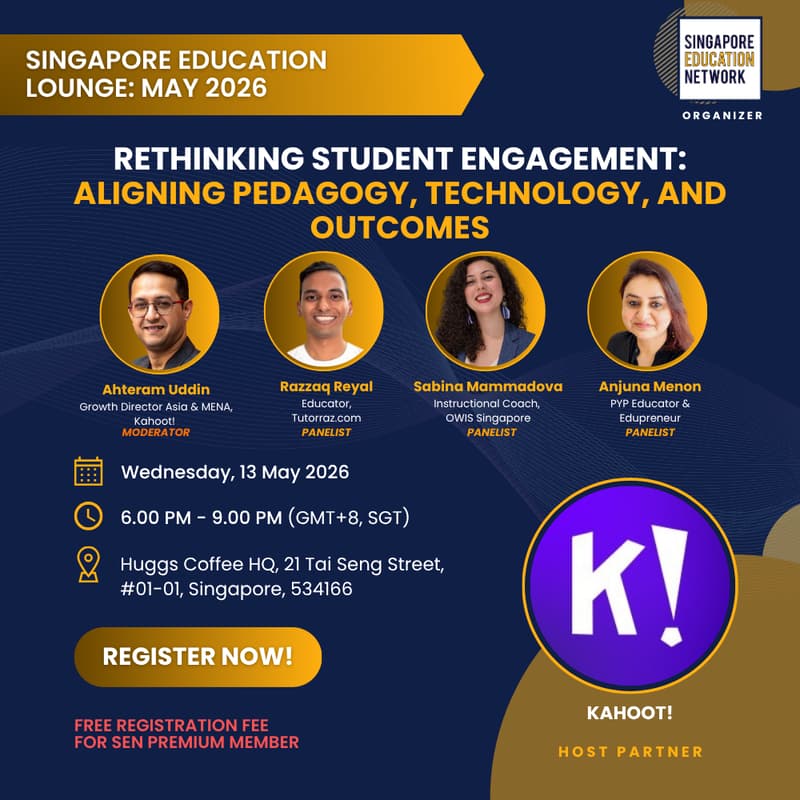 Cover Image for Singapore Education Lounge: May 2026