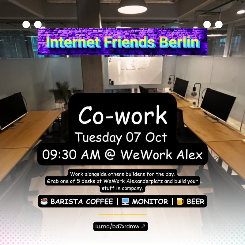 Cover Image for Internet Friends Berlin - Coworking
