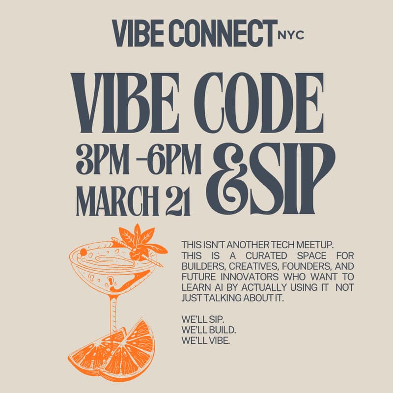 Cover Image for Vibe Code & Sip