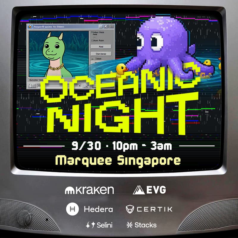 Cover Image for Kraken, EVG, Hedera & Certik Present: Oceanic Night @TOKEN2049