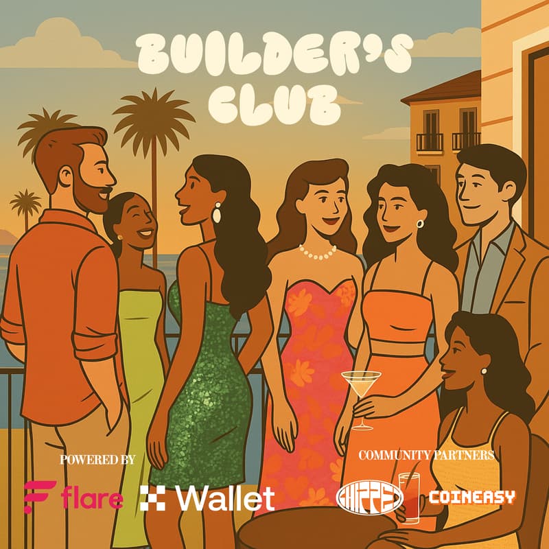 Cover Image for Builder's Club: Sunset Soirée 🌴🪩💅🌇 – Powered by Flare, OKX Wallet