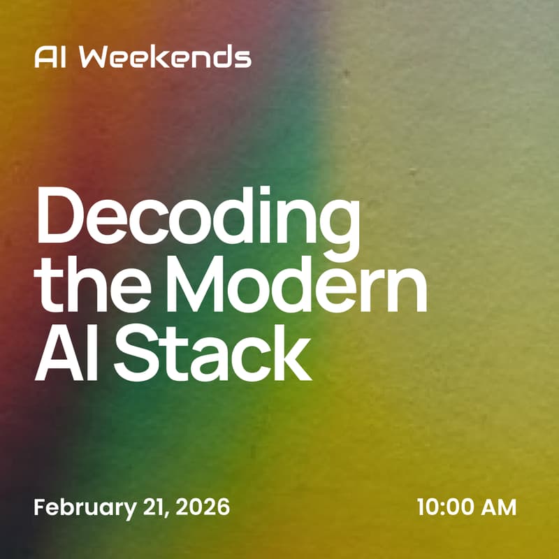 Cover Image for AI Weekends: Decoding the Modern AI Stack