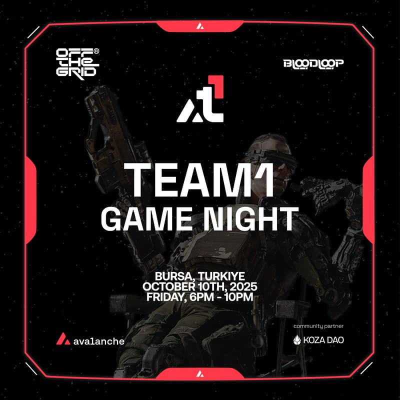 Cover Image for Team1 Game Night - Bursa, Turkiye