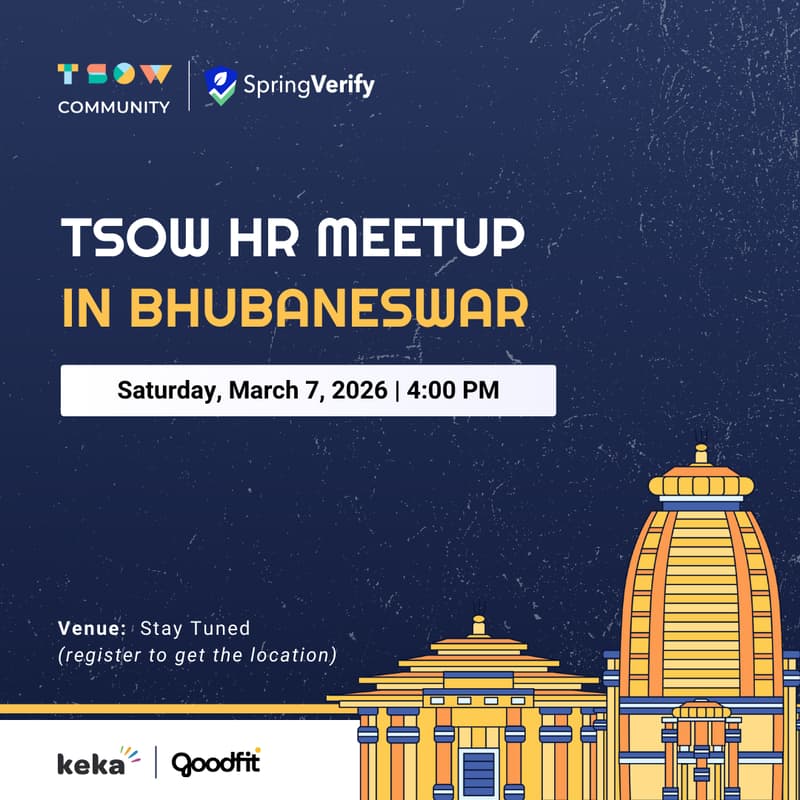 Cover Image for TSOW HR Meetup in Bhubaneswar