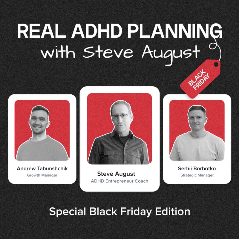 Cover Image for Real ADHD Progress vs Planning (Special Black Friday Edition)