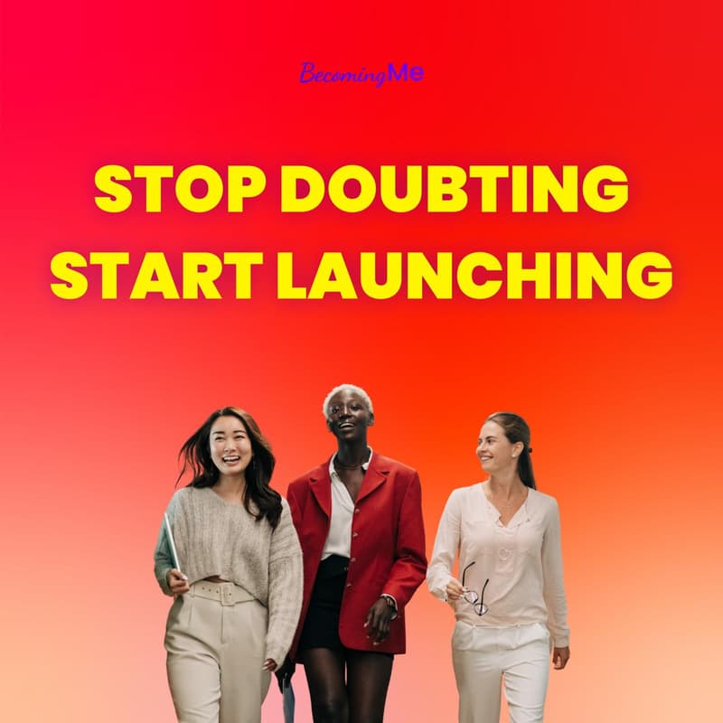 Cover Image for Stop doubting yourself, successfully launch your business and create a life that truly excites you as a new entrepreneur