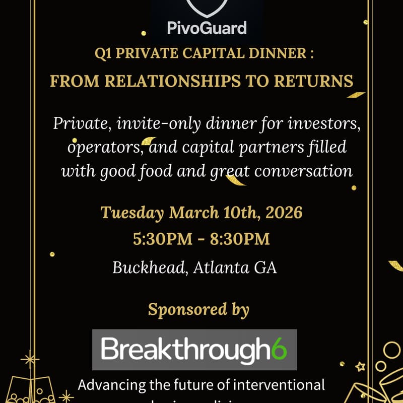 Cover Image for Q1 Private Capital Dinner: From Relationships to Returns