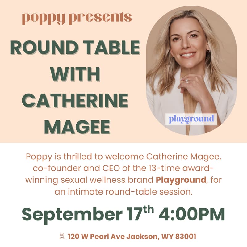 Cover Image for Poppy Presents: Round Table with Catherine Magee of Playground.