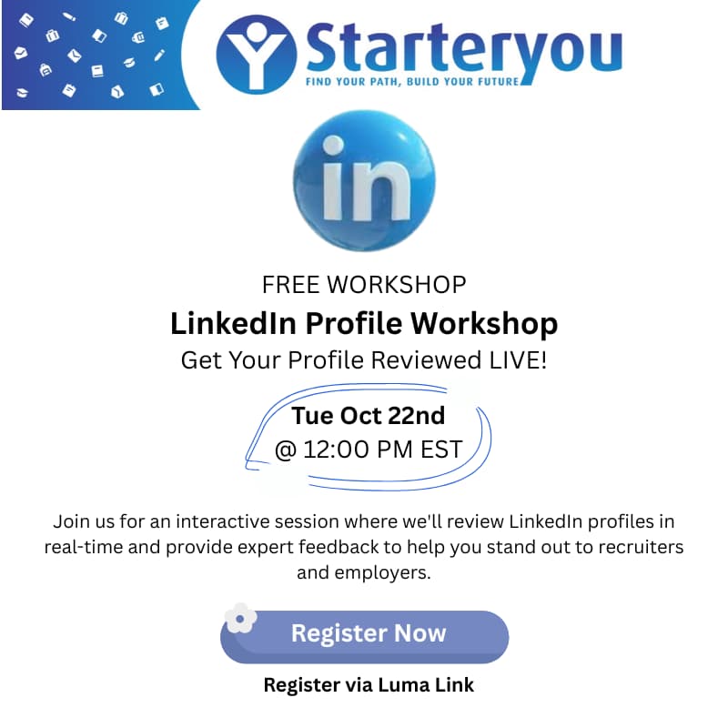 Cover Image for FREE LinkedIn Profile Workshop - October 22nd!