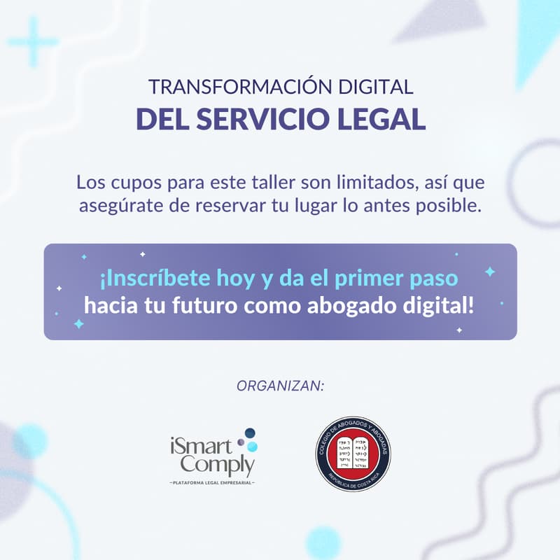 Cover Image for Taller práctico presencial: Según sede seleccionada: Transformando digitalmente mi servicio legal