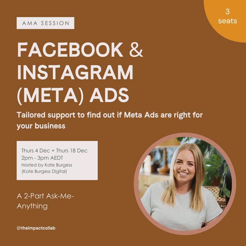 Cover Image for Facebook & Instagram (Meta) Ads  Expert Pod — with Kate Burgess from Kate Burgess Digital