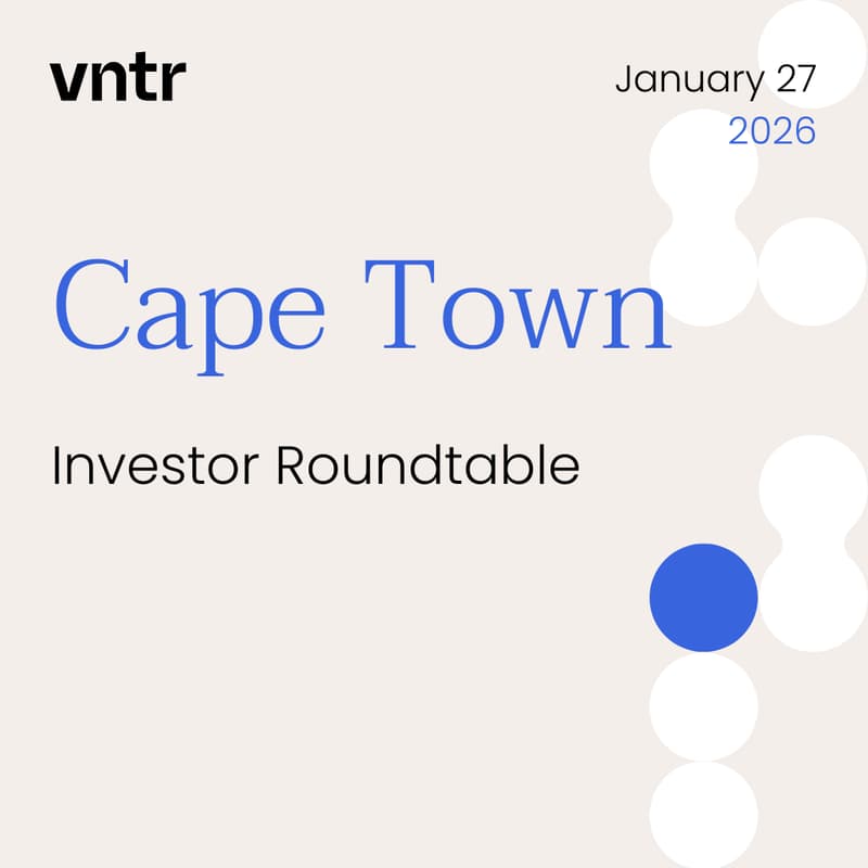 Cover Image for VNTR Investor Roundtable Cape Town