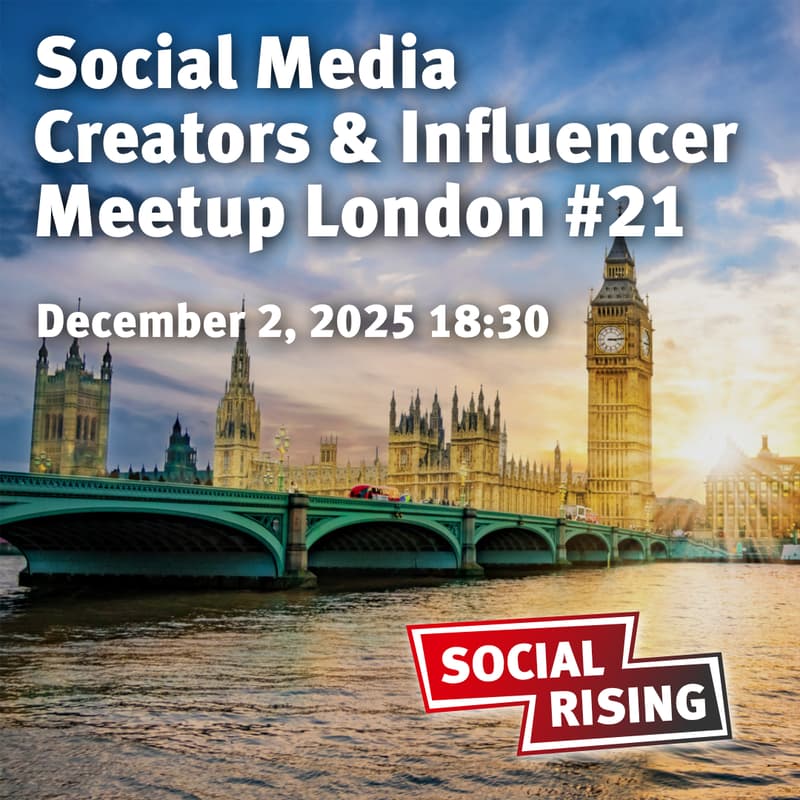 Cover Image for Social Media Creators & Influencers Meetup London #21
