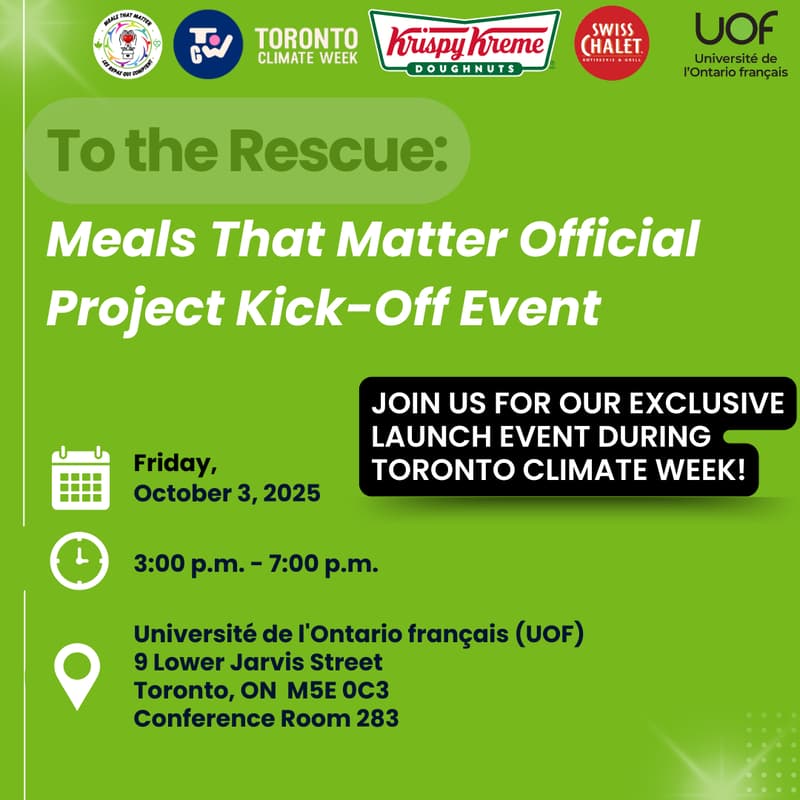 Cover Image for To the Rescue: Meals That Matter Official Project Kick-Off Event