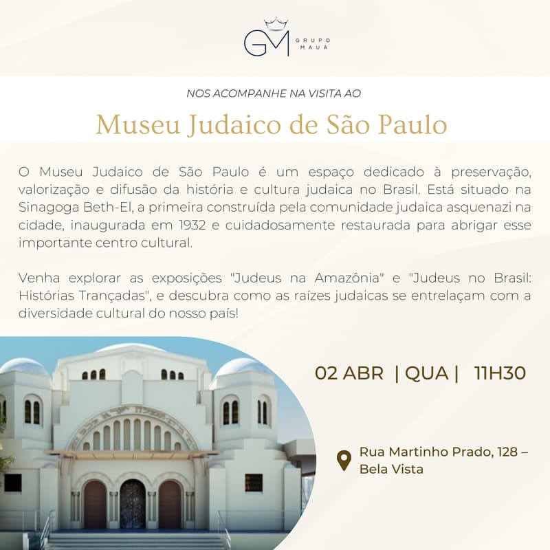 Imagem de capa para Visita ao Museu Judaico De SP
