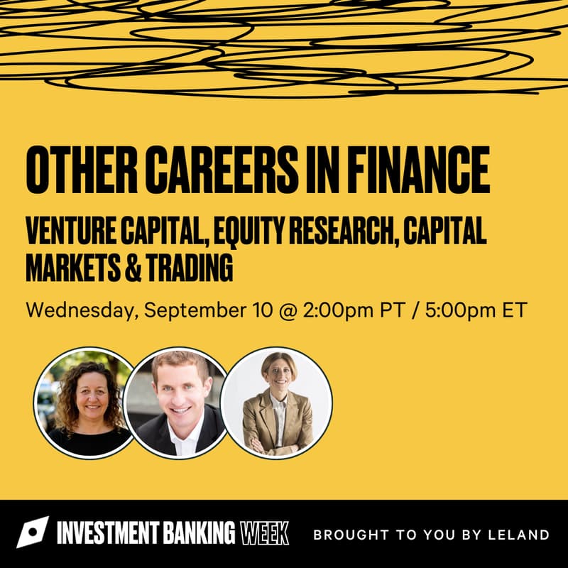 Cover Image for Other Careers in Finance - Venture Capital, Equity Research, Capital Markets & Trading