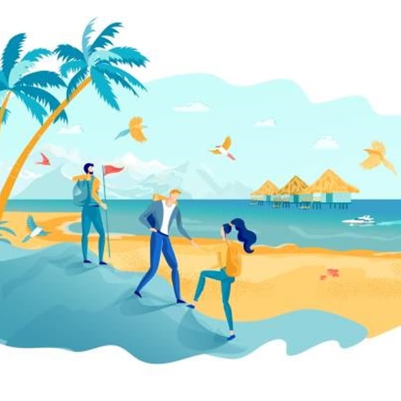 Cover Image for Coastal Walk with Friends - Lands End