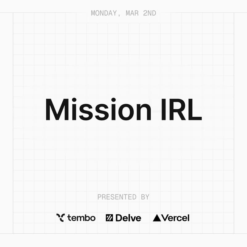 Cover Image for Mission IRL: Growth & GTM Leaders