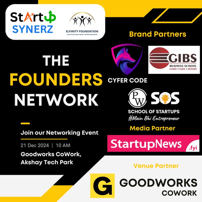 Cover Image for The Founders Network by Startup Synerz