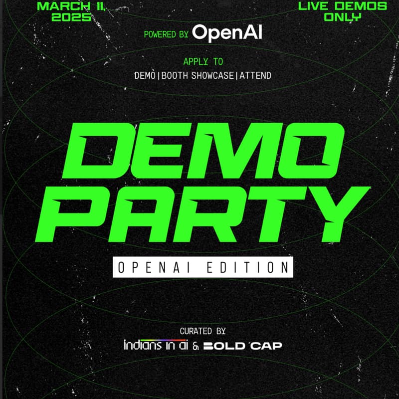 Cover Image for Demo Party: OpenAI Edition