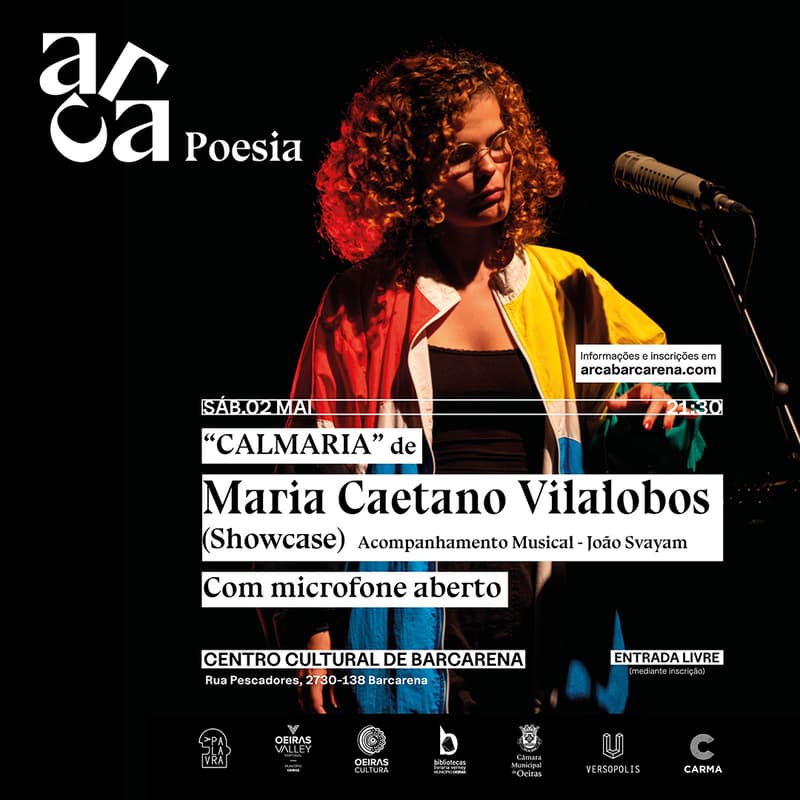 Cover Image for Showcase "Calmaria" e Microfone aberto com Maria Caetano Vilalobos