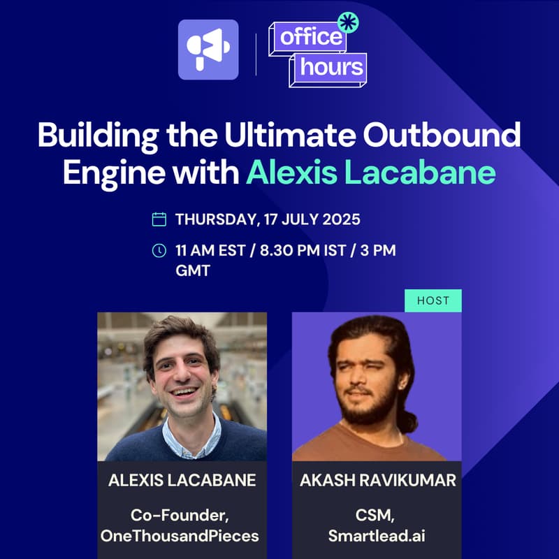 Cover Image for Building the Ultimate Outbound Engine with Alexis Lacabane