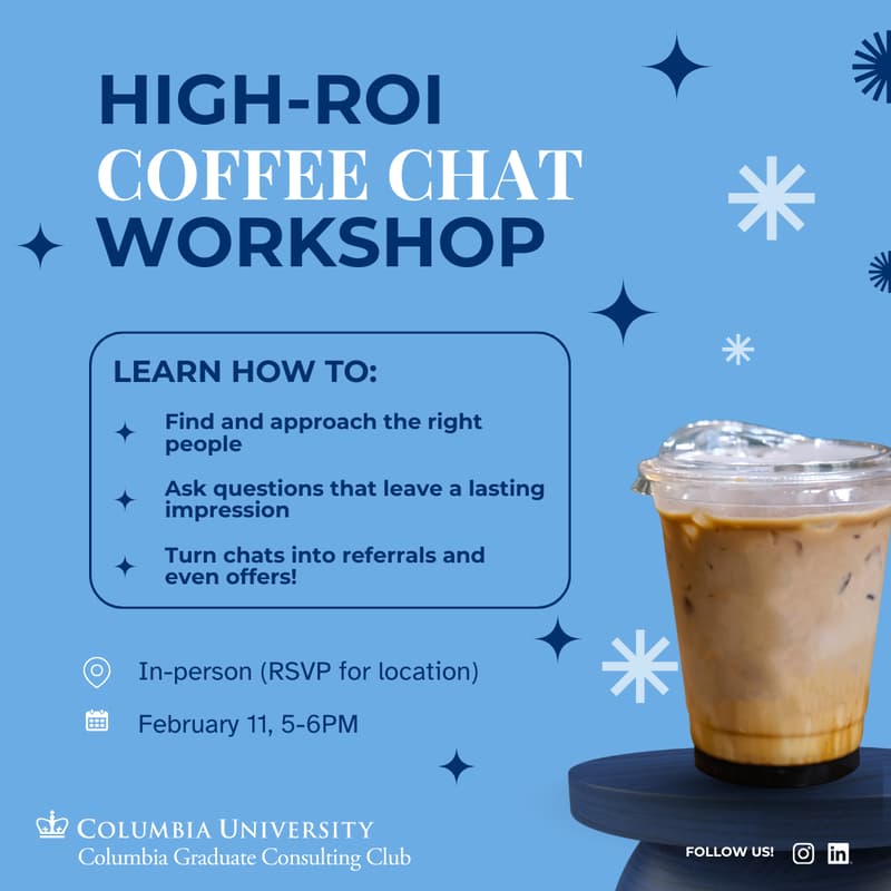 Cover Image for High ROI Coffee Chat Workshop