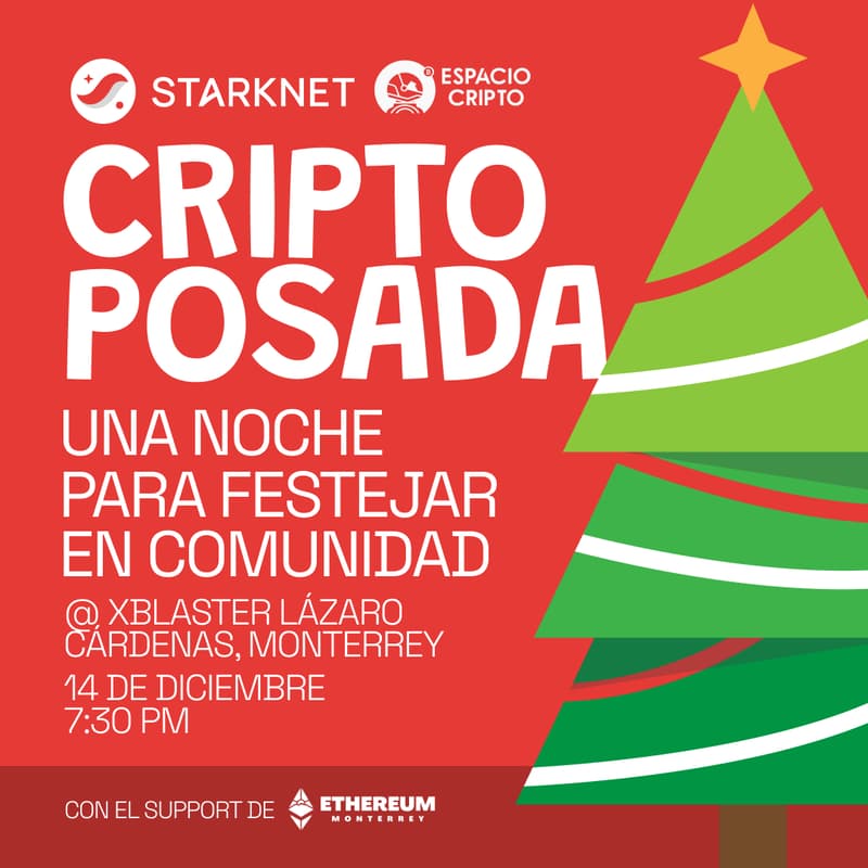 Cover Image for Cripto Posada por Starknet y Espacio Cripto
