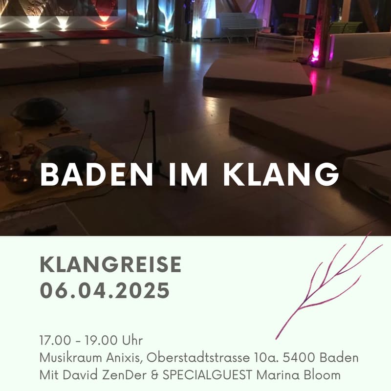 Titelbild für Klangreise - Baden im Klang