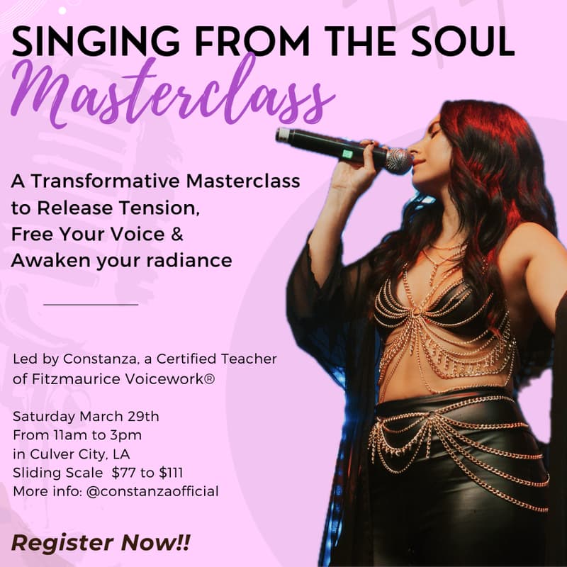 Cover Image for Singing From The Soul: Masterclass