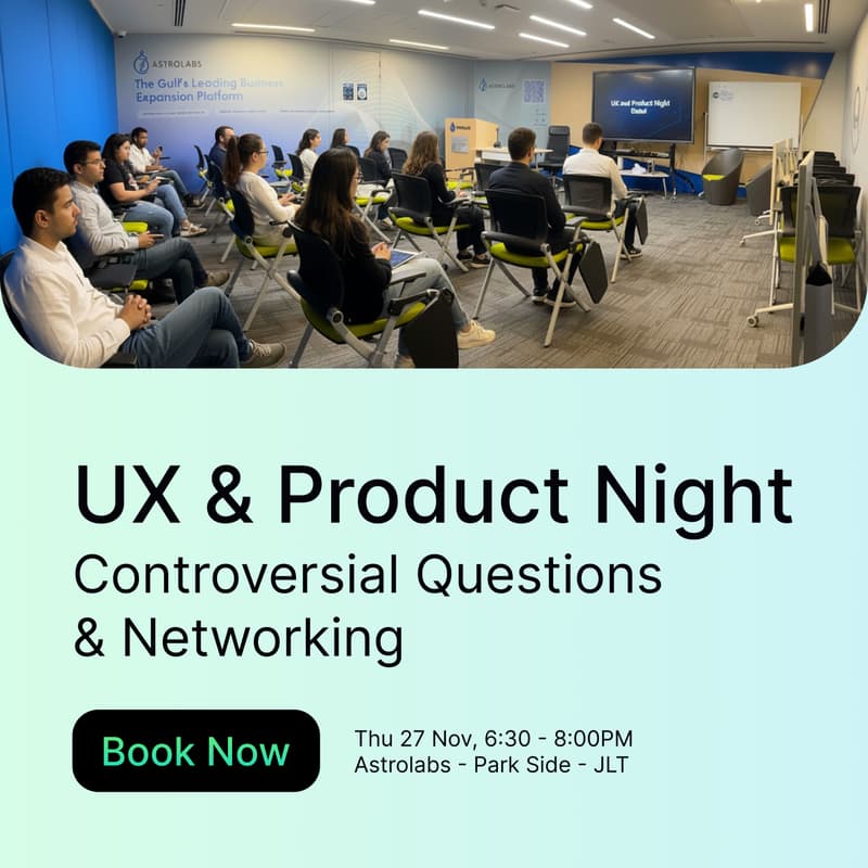 Cover Image for UX and Product Night: Controversial Questions and Networking
