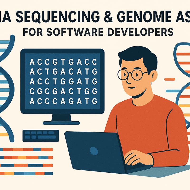 Cover Image for DNA Sequencing & Genome Assembly for Software Developers - Public