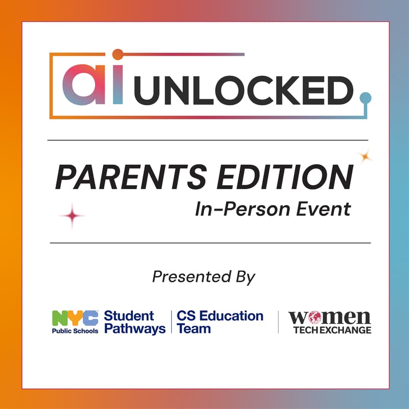 Cover Image for AI Unlocked: Parents Edition — In-Person Workshop