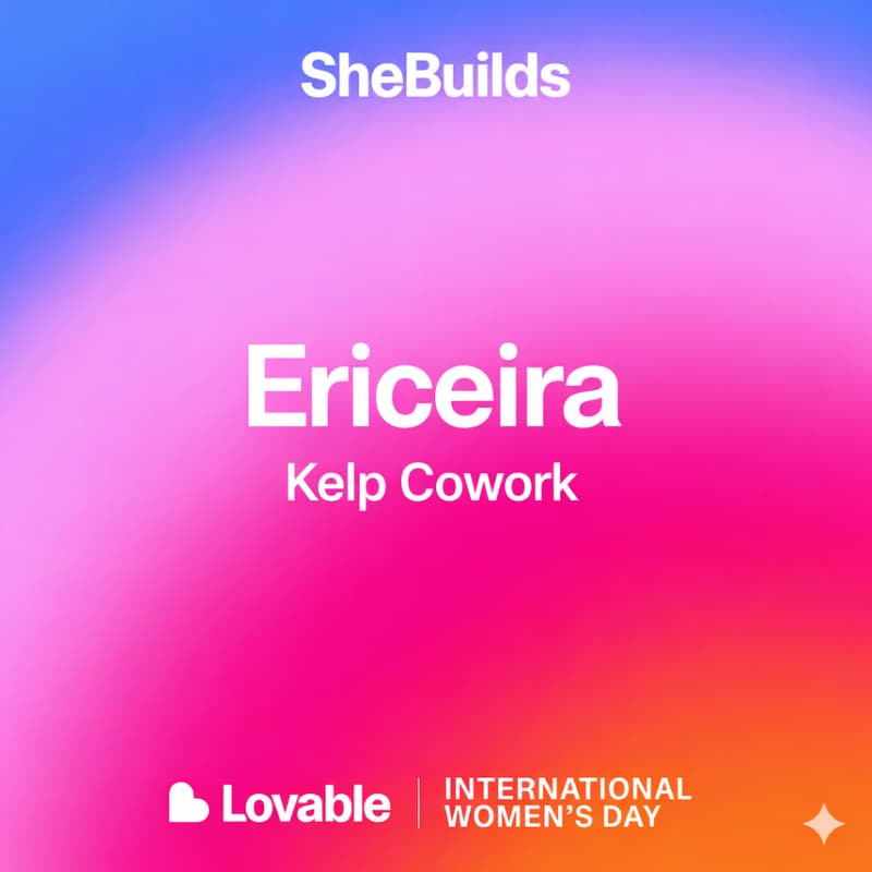 Cover Image for Ericeira x SheBuilds on Lovable for International Women's Day